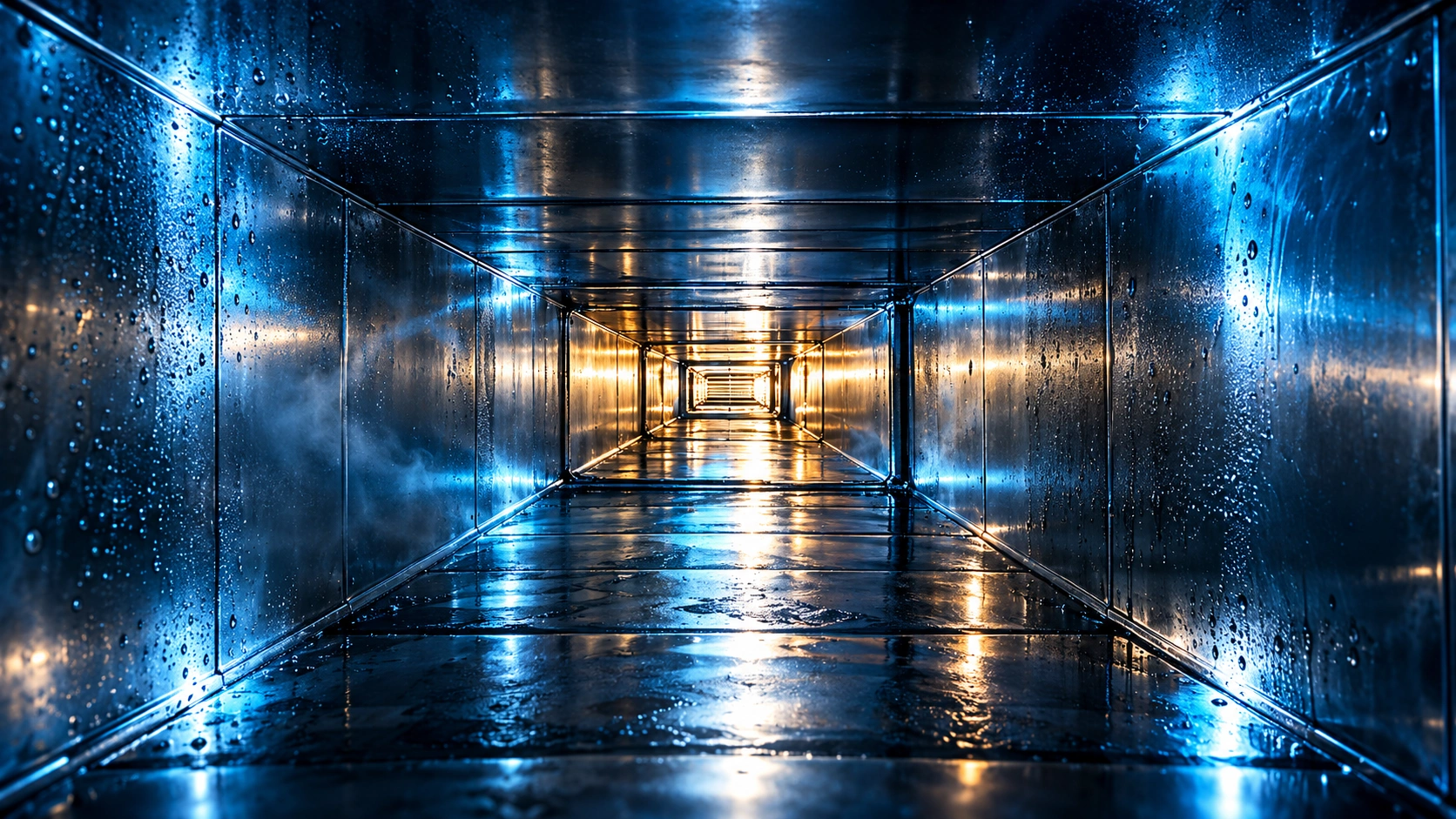 Cinematic Wet Metal Ventilation Tunnel.png