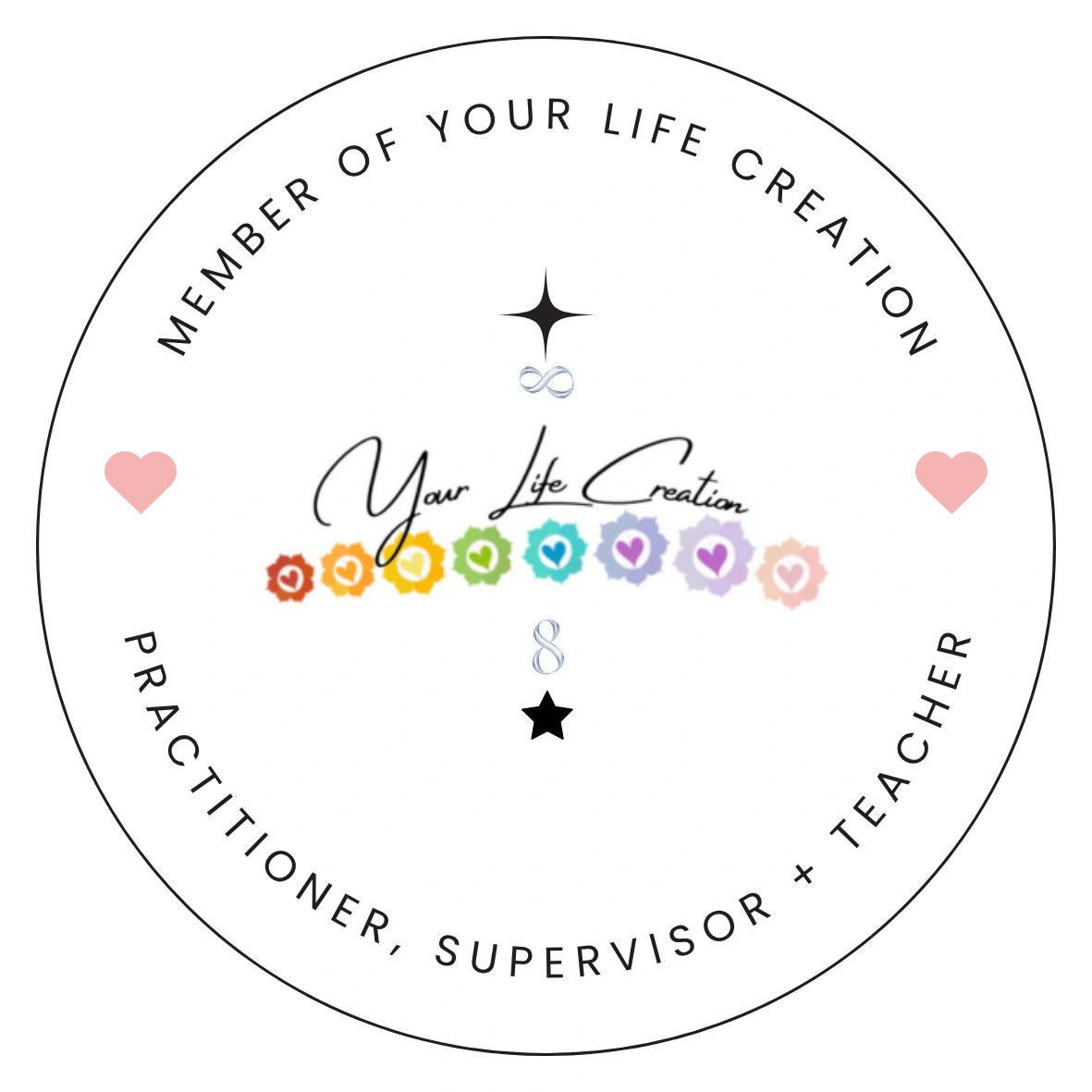 White Minimalist Aesthetic Thank You Circle Sticker.png