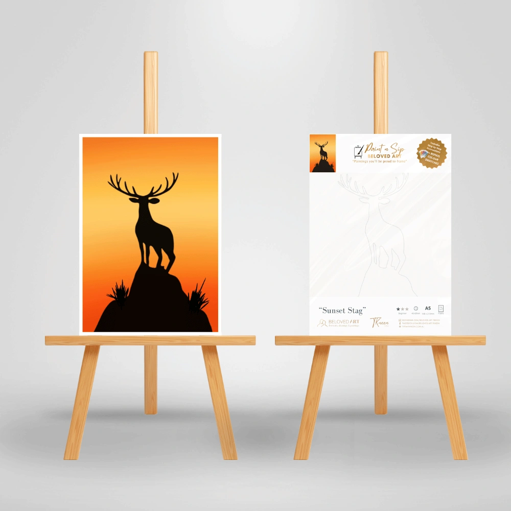 A5 Tutorial Pack Display - Sunset Stag.png