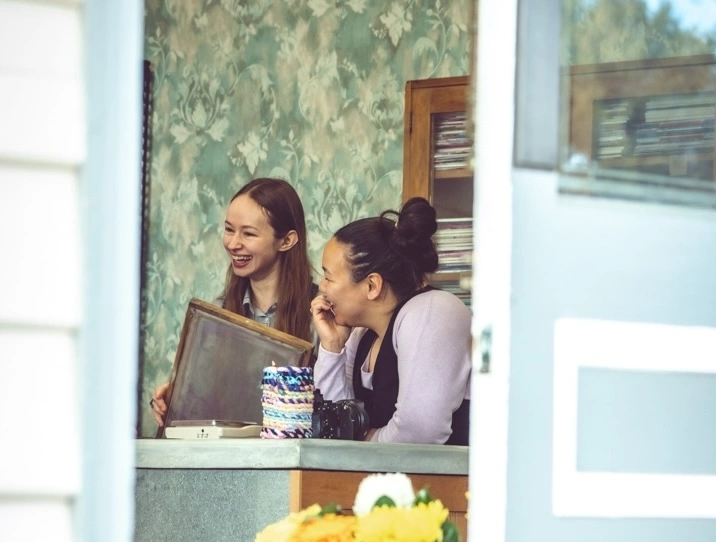 Laura and Thalia at counter croped.jpeg