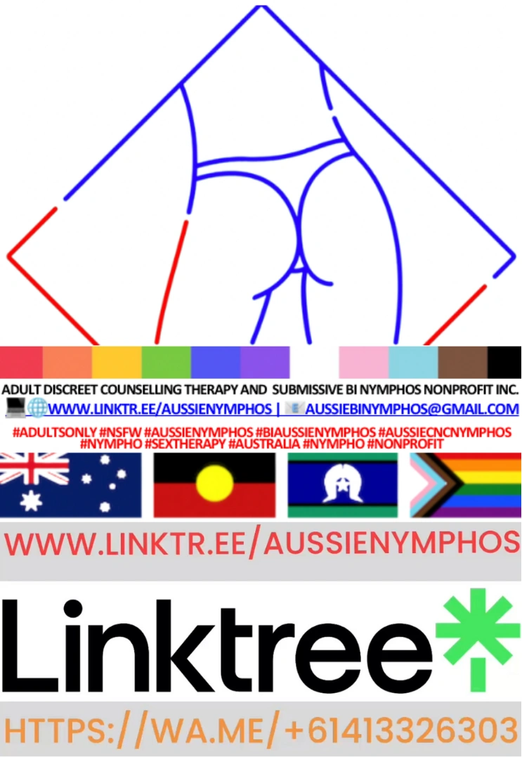 #AussieNymphos - ADULT THERAPY + INMATE SUPPORT & #AUSSIENYMPHOS ENTERTAINMENT NONPROFIT FOUNDATION | 🌐💻WWW.LINKTR.EE/AUSSIENYMPHOS |