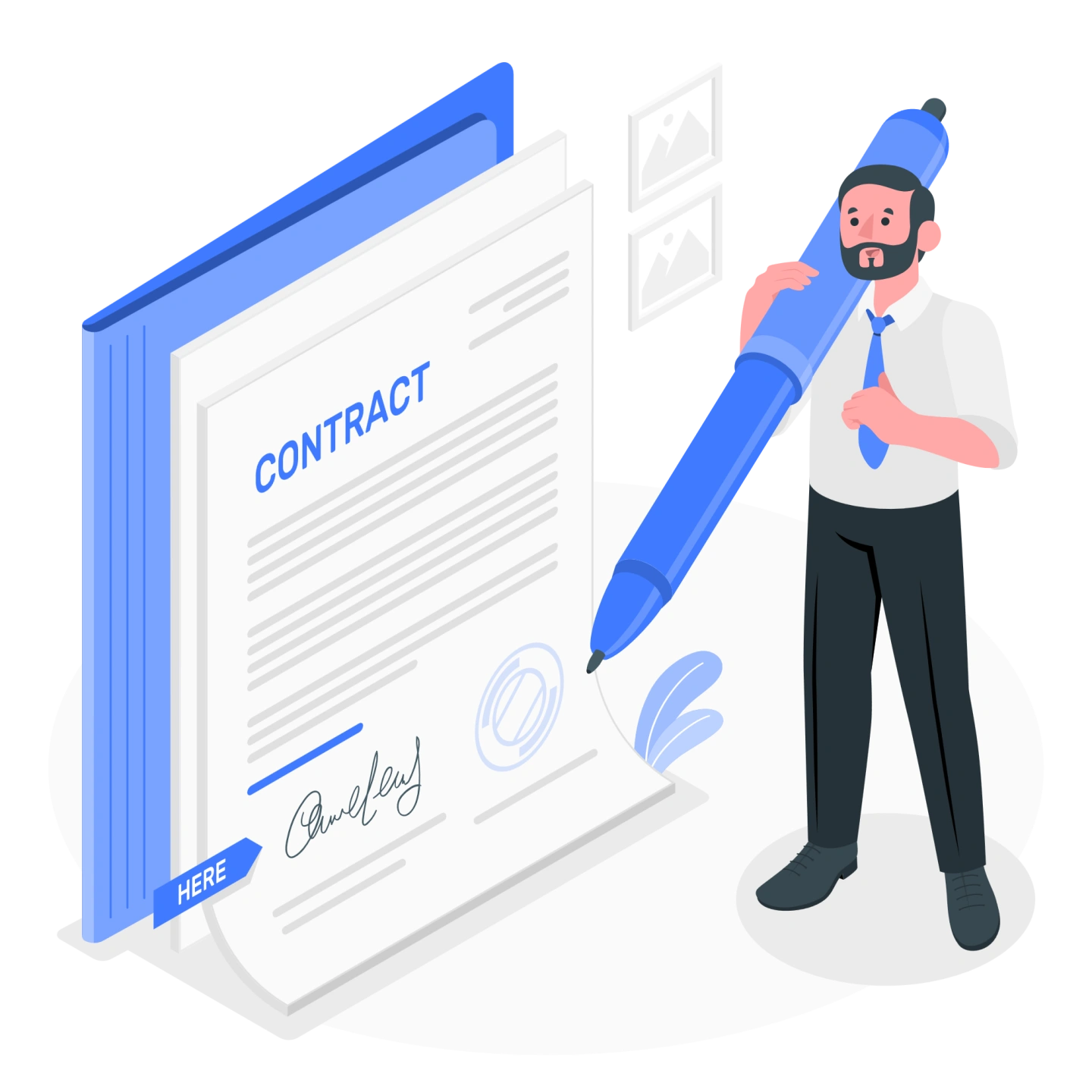 Signing a contract-amico.png