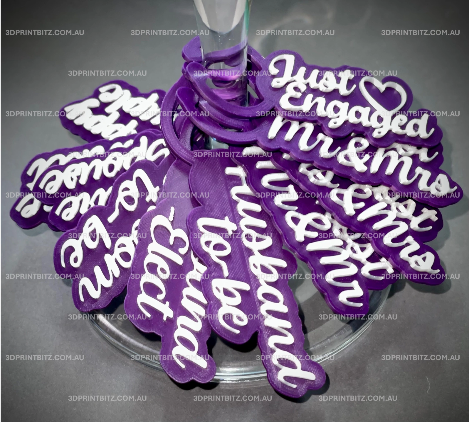 Wine Glass Name Tags - Engagement (Purple & White 2).jpg