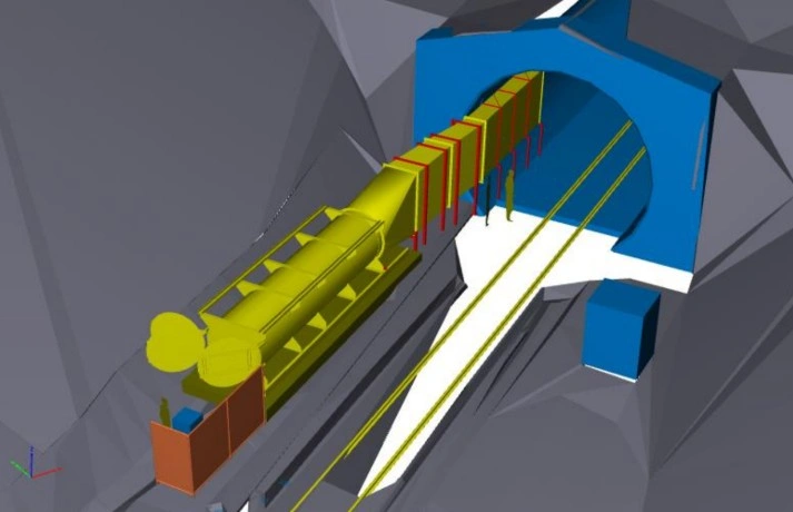 Kaimai Tunnel fan installation 02.jpg