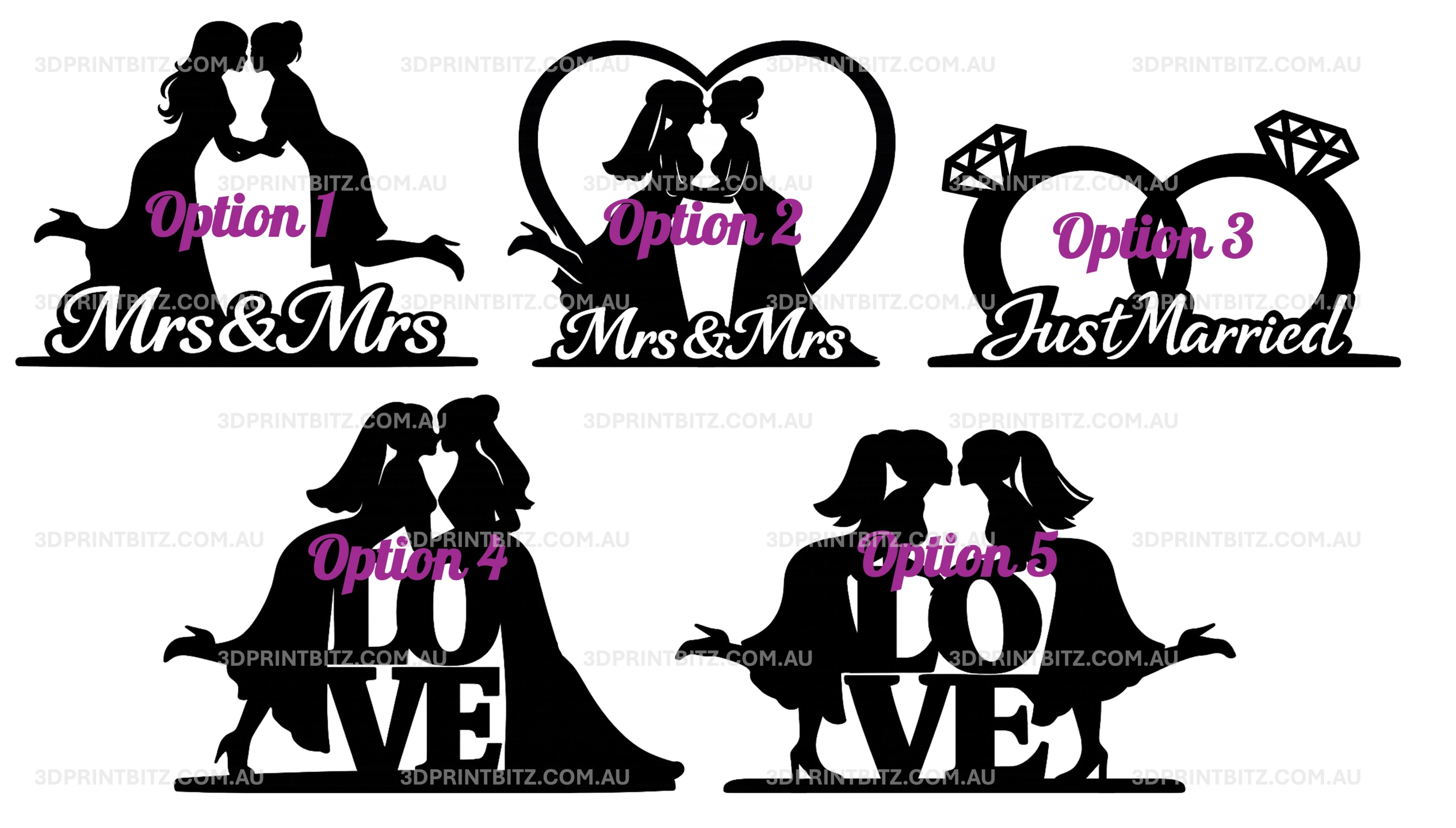 B&B Wedding Cake Topper - Designs 1-5.jpg