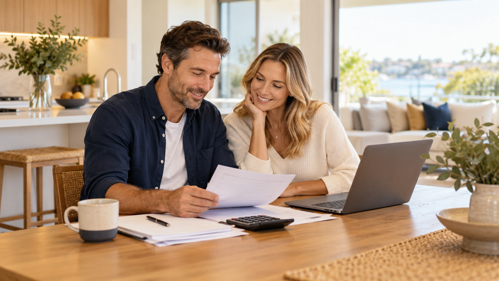 Couple Reviewing Home Loan Finances.png