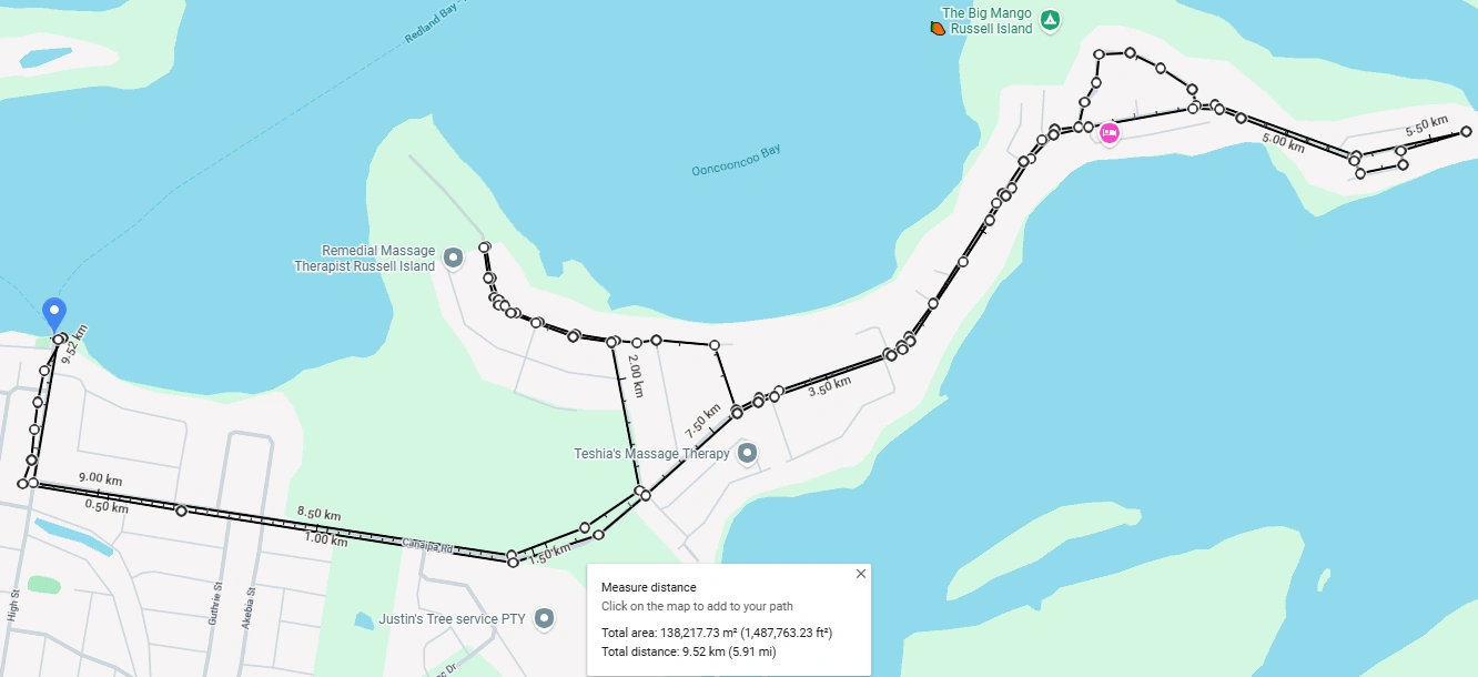 Canaipa Point Route.PNG