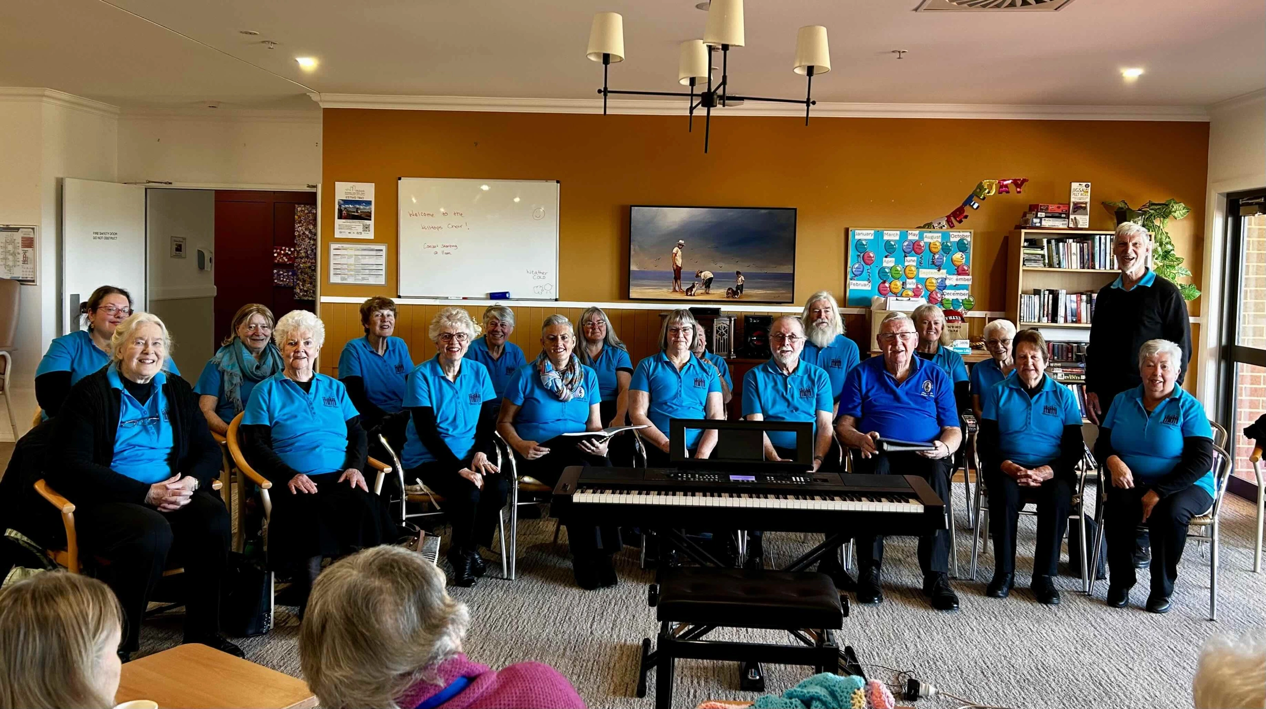 Hilltops Choir performing at "The Grange" Harden