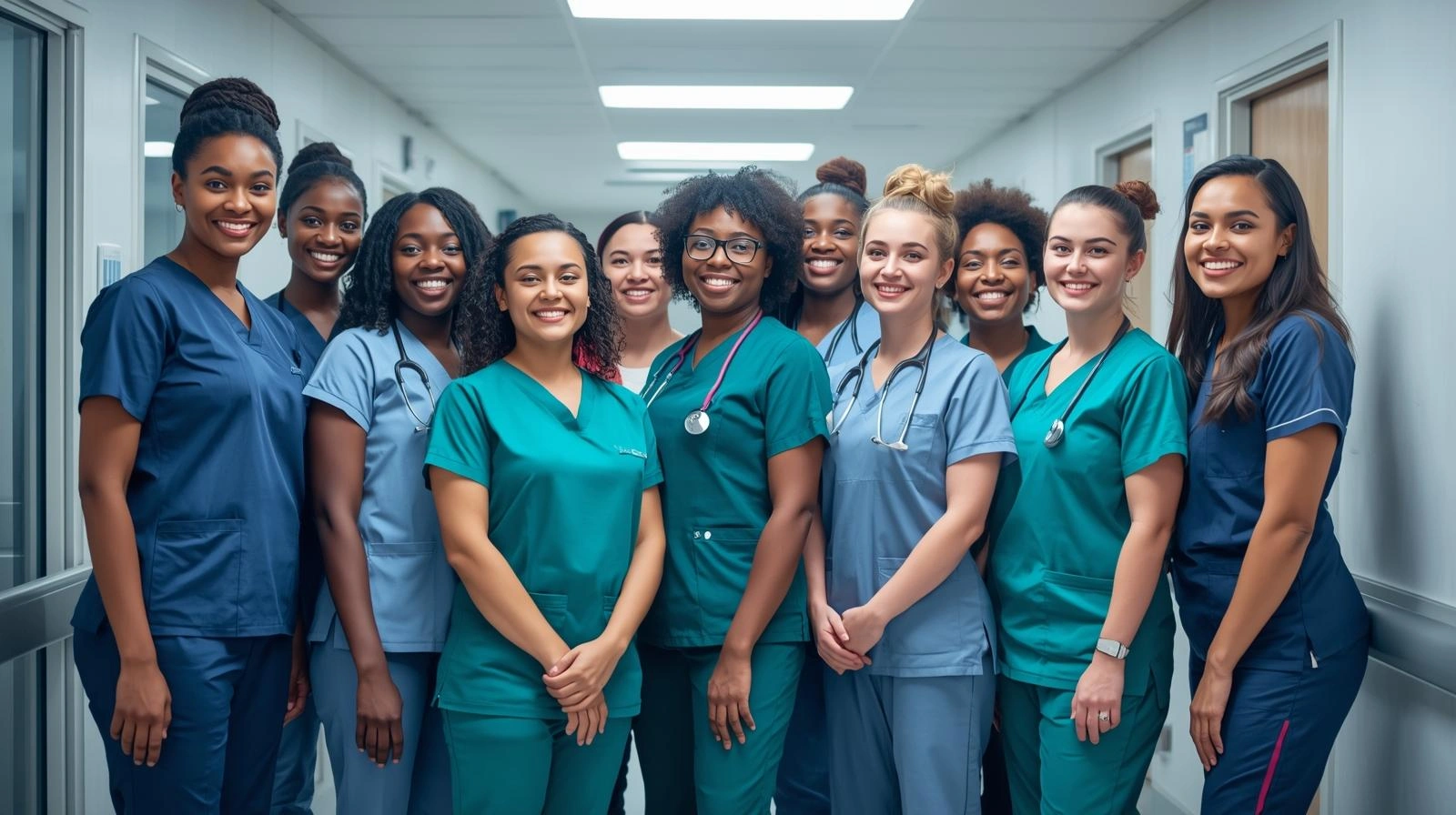Create an image of multicultural nurses.jpeg