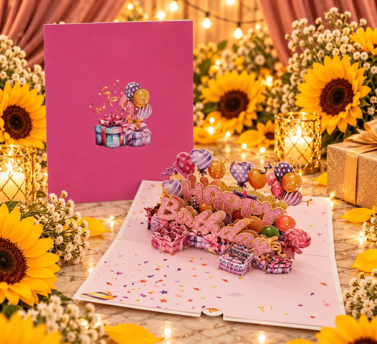Pink Happy birthday pink card balloons.png