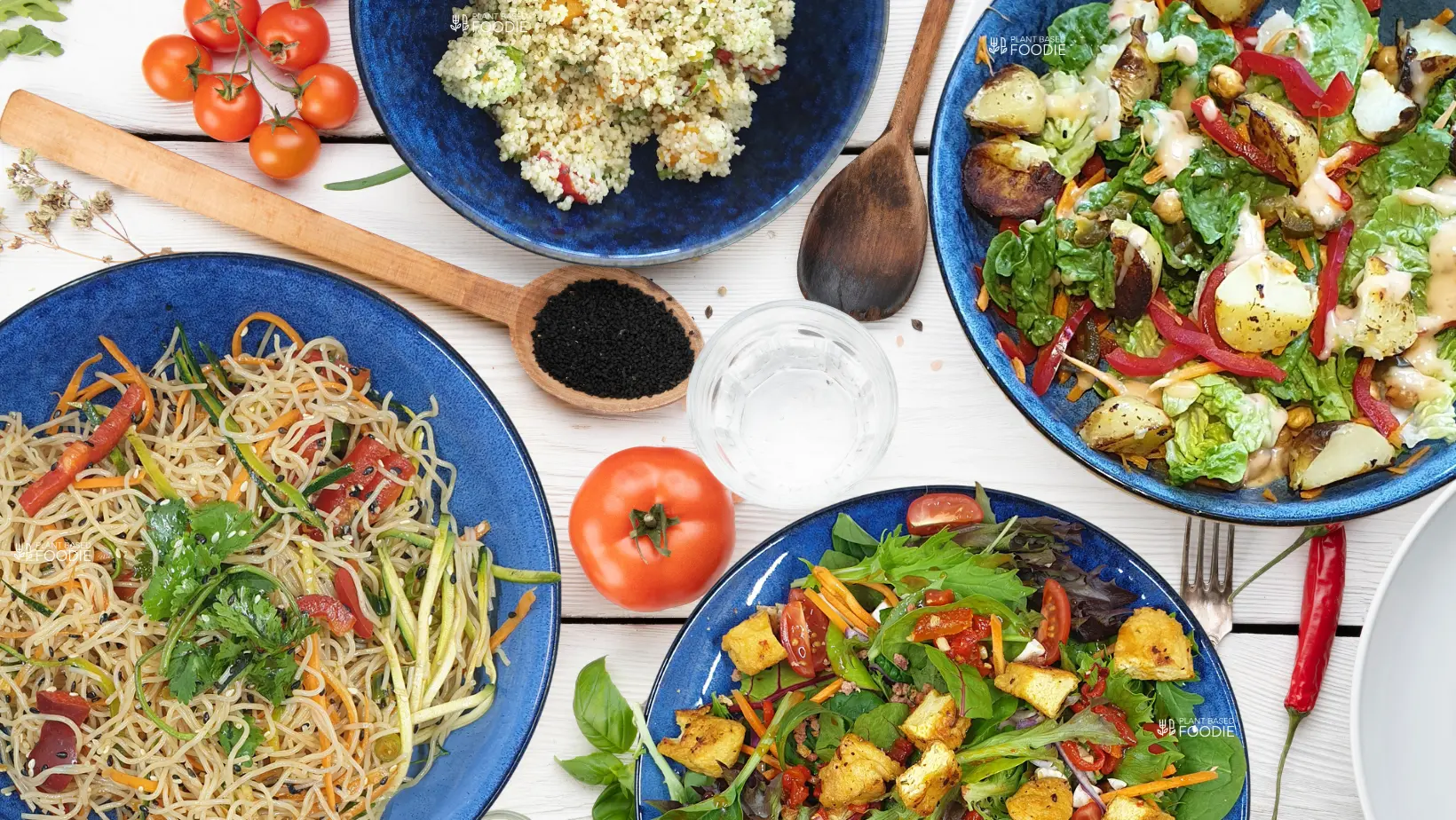 potato salad, noodle salad, tofu salad and  pumpkin cous cous with mint salad (Facebook Cover).png