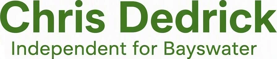 Independent for bayswater Authorised by Christopher Dedrick, 1/14 Keith Campbell Ct, Scoresby VIC 3179