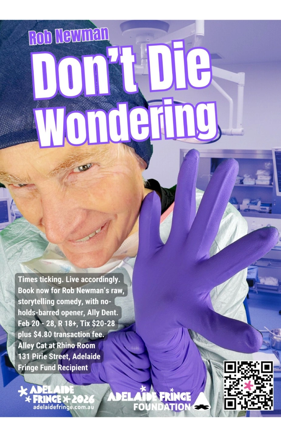 This Adelaide Fringe, Don't Die Wondering