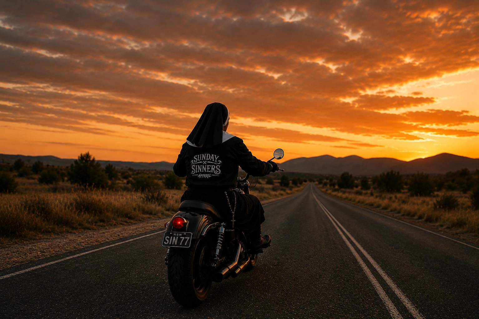 Sunset Ride on the Open Road.png