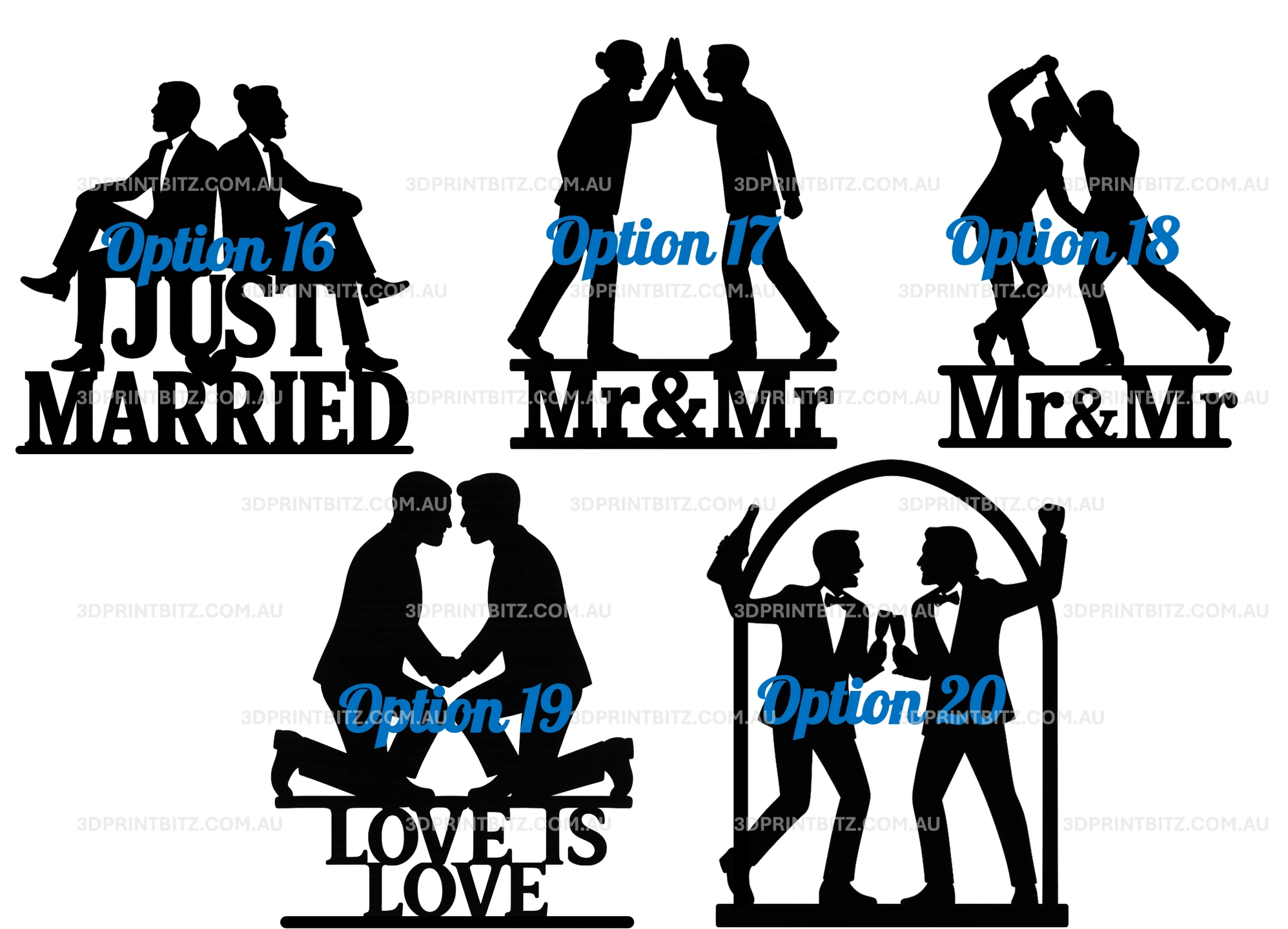 G&G Wedding Cake Topper - Designs 16-20.jpg