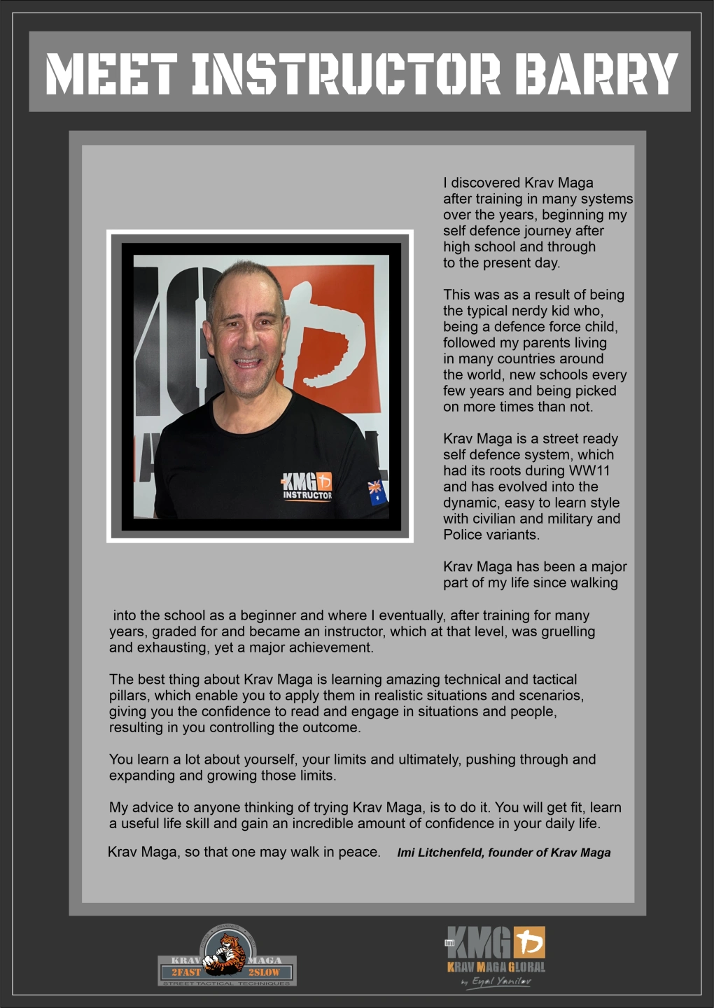 Getting to know your instructor