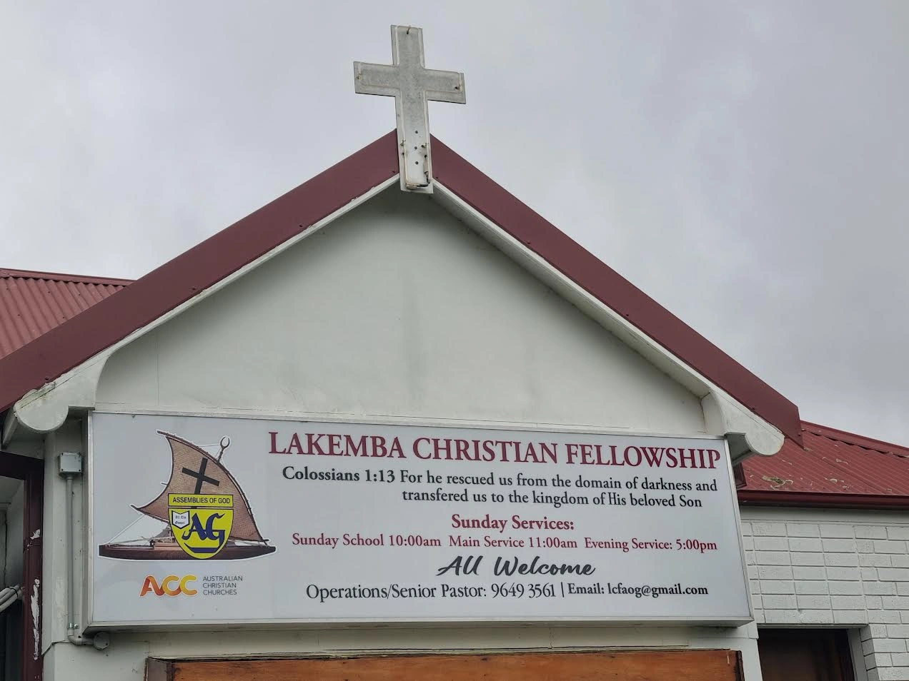 Lakemba Christian Fellowship AOG / ACC Church NSW SYDNEY