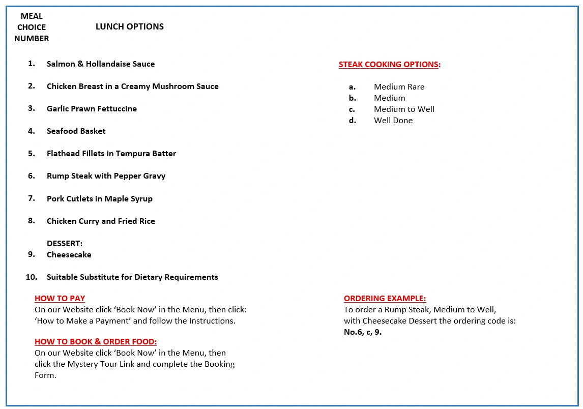 Probus Mystery Tour October 2026 Meal Choices Landscape.png