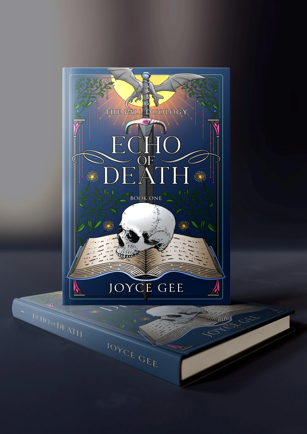 author_joyce gee_The Fall Duology_Part 1_Echo of Death_book mockup 1 website.jpg