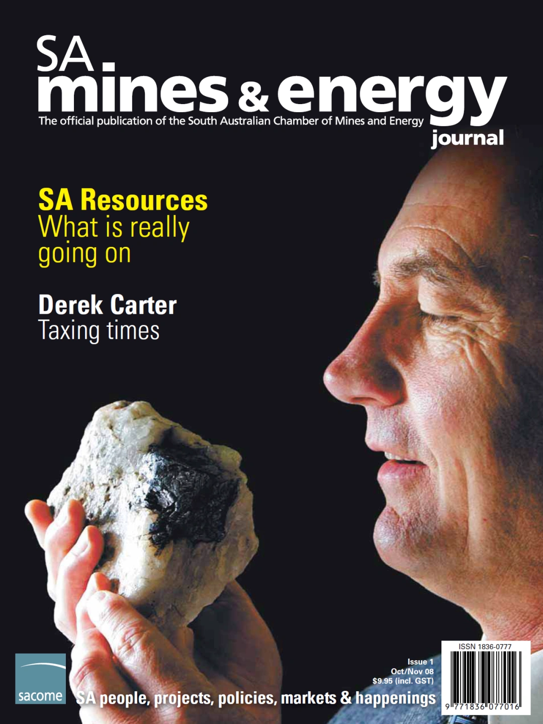 SA mines and energy journal cover 1st edition 2008.png
