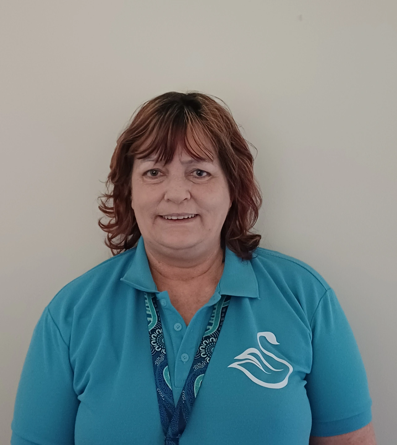 Karen Barnes Priofile Pic Teal Tshirt.jpg