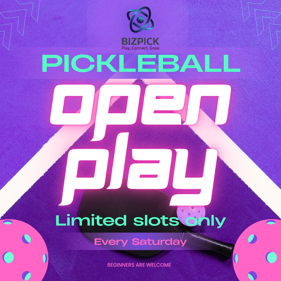 Purple Pink and Blue Green  Dynamic Pickleball Open Play Schedule Instagram Carousel Posts.png