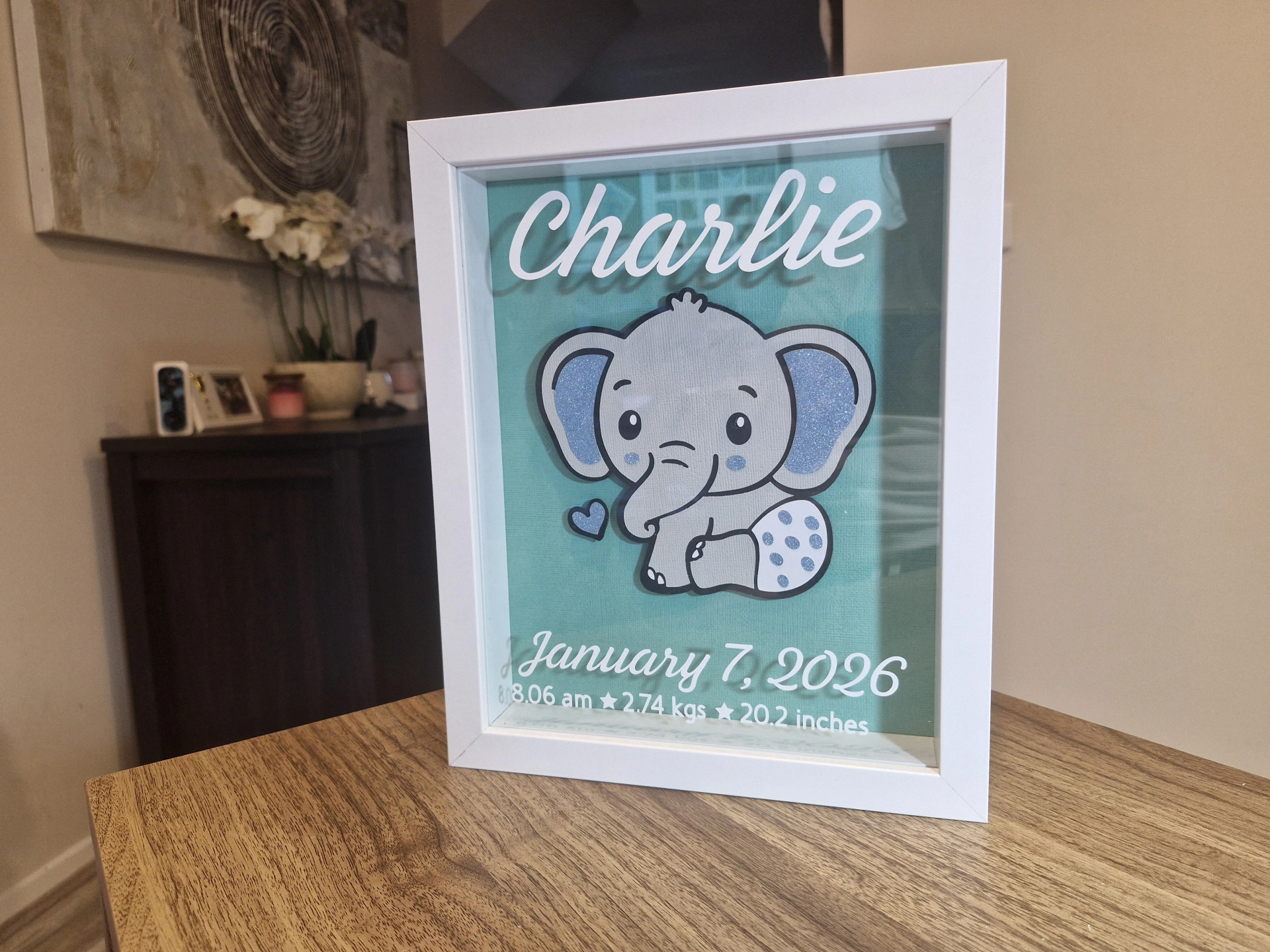 shadow box, elephant, outside.jpg