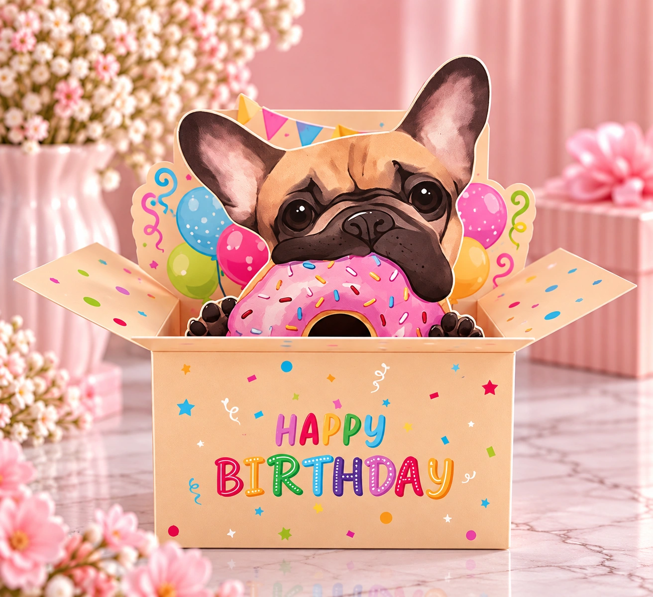 Frenchie withpinkdonut.png