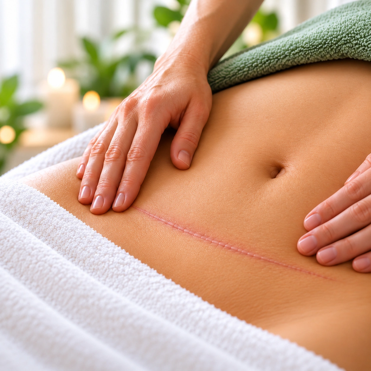 Gentle Abdominal Scar Care in a Spa Setting.png
