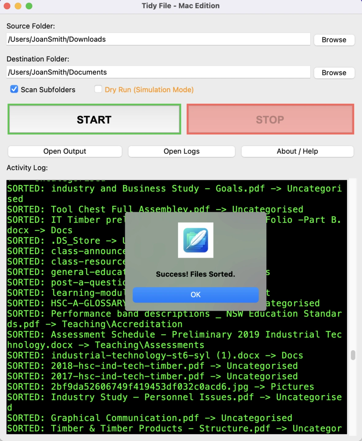Delsan Tidy File Mac.png