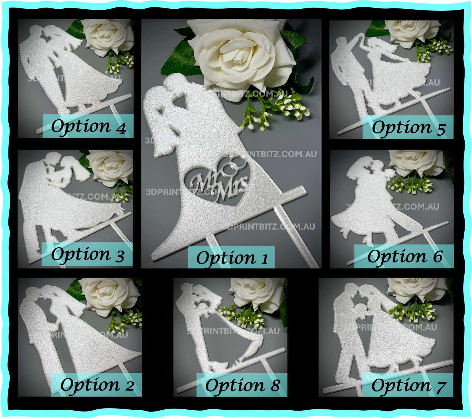 B&G Wedding Cake Topper - Designs 1-8.jpg