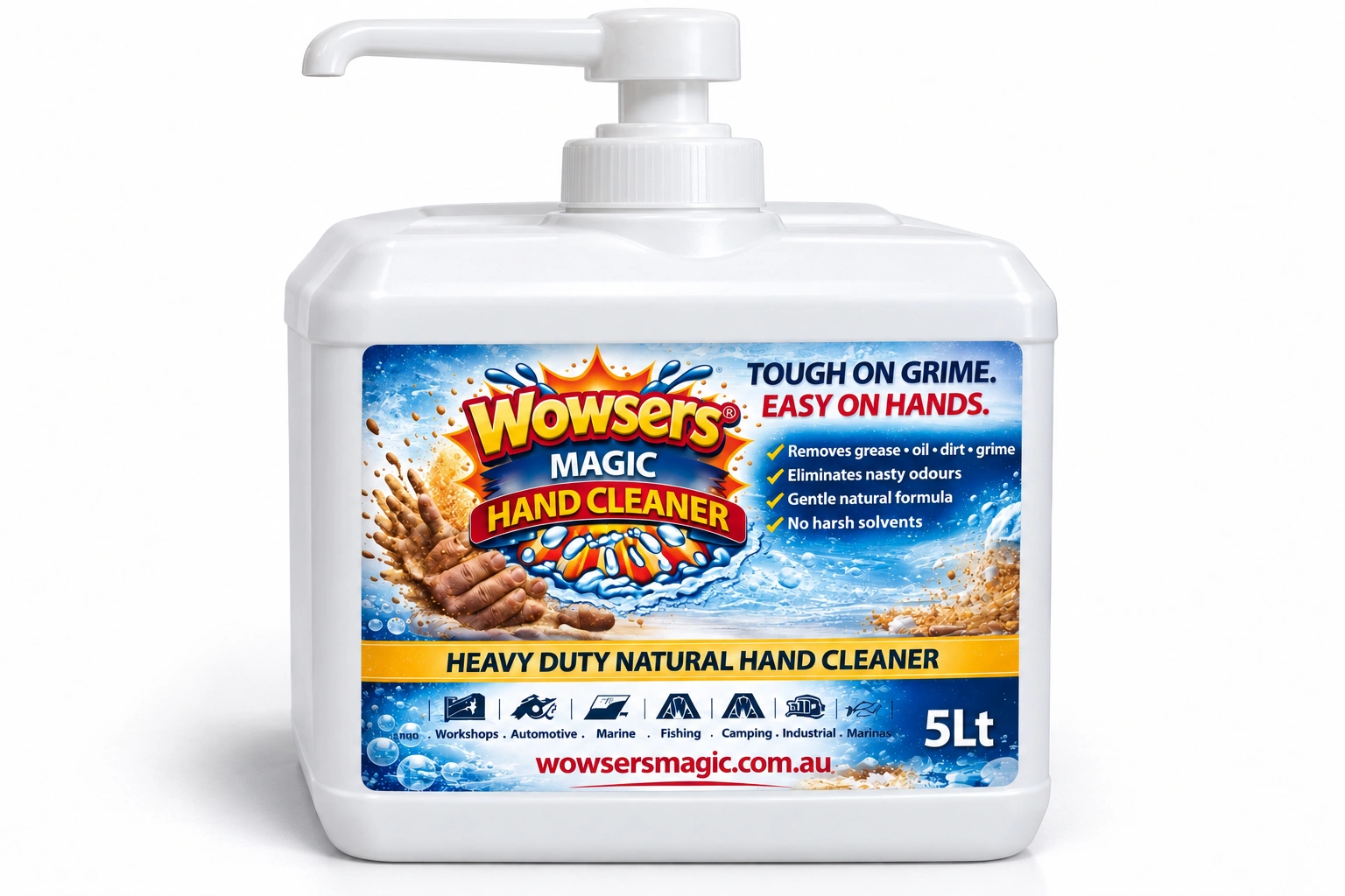 Wowsers 5L hand cleaner pump pack.png