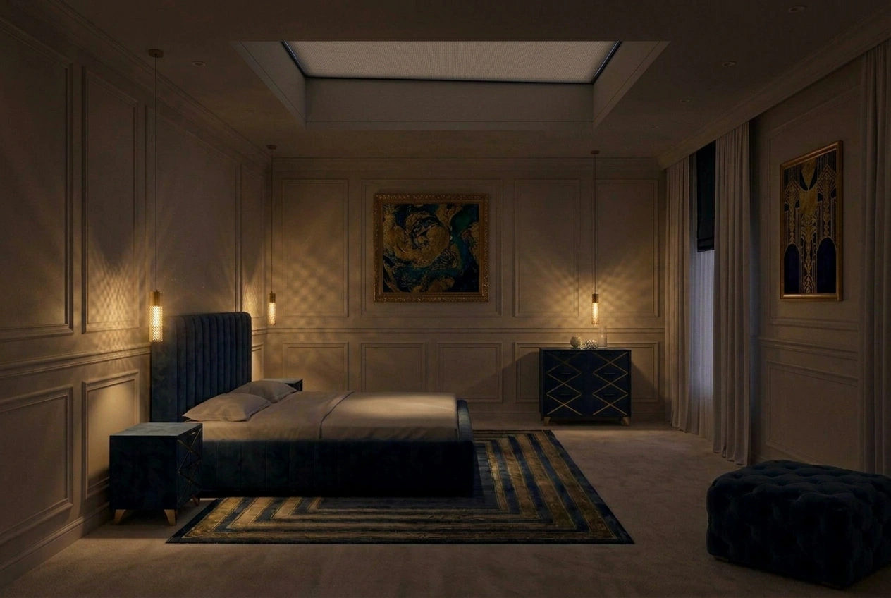 Firefly_Gemini Flash_Add a privacy shade that has come over the glass and only pendants lights on 701888.png