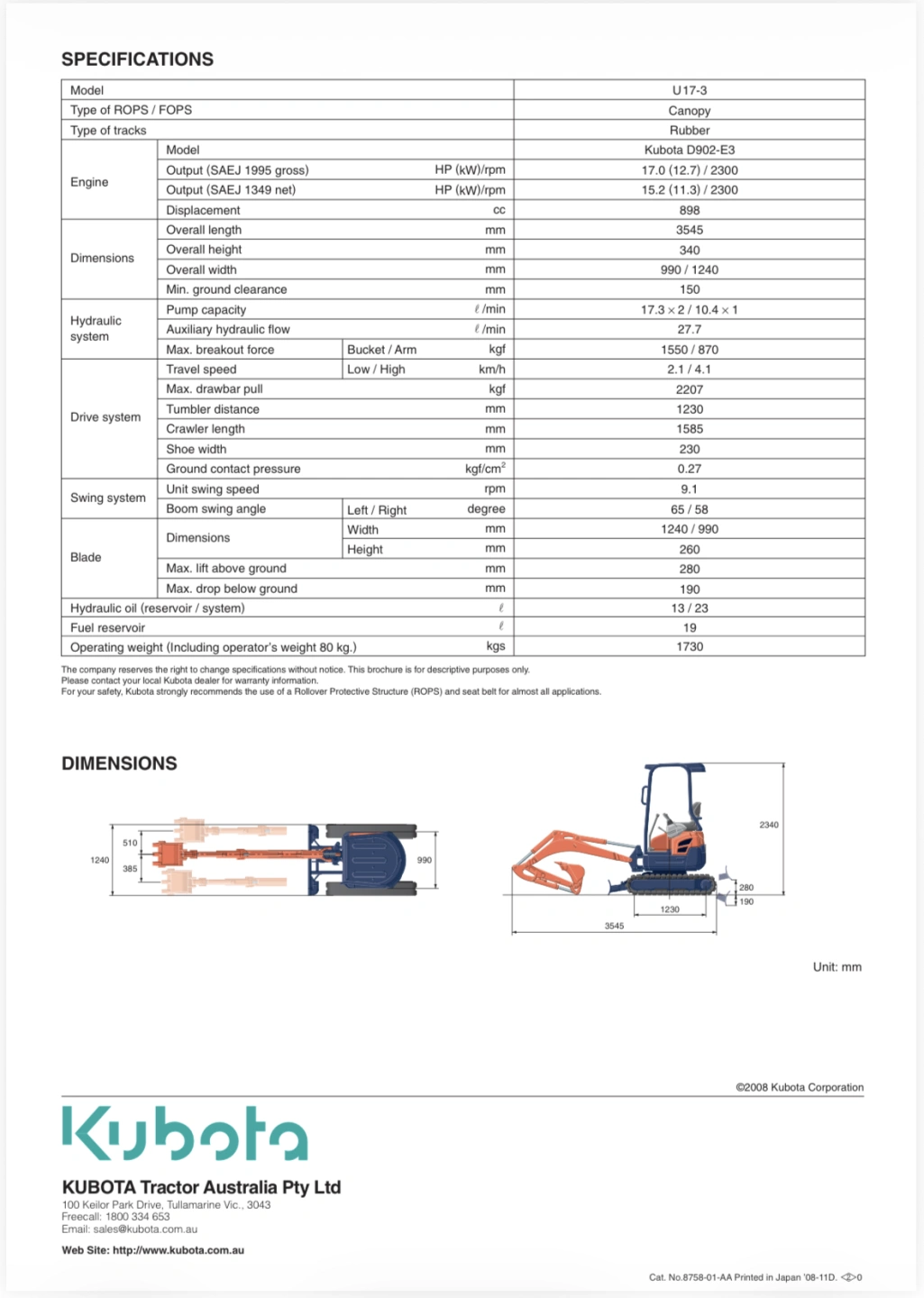 Sales Quote- Kubota Excavators 1.7 tonne- 2.5 tonne.png