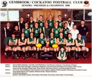 Seniors Premiership Team 2000