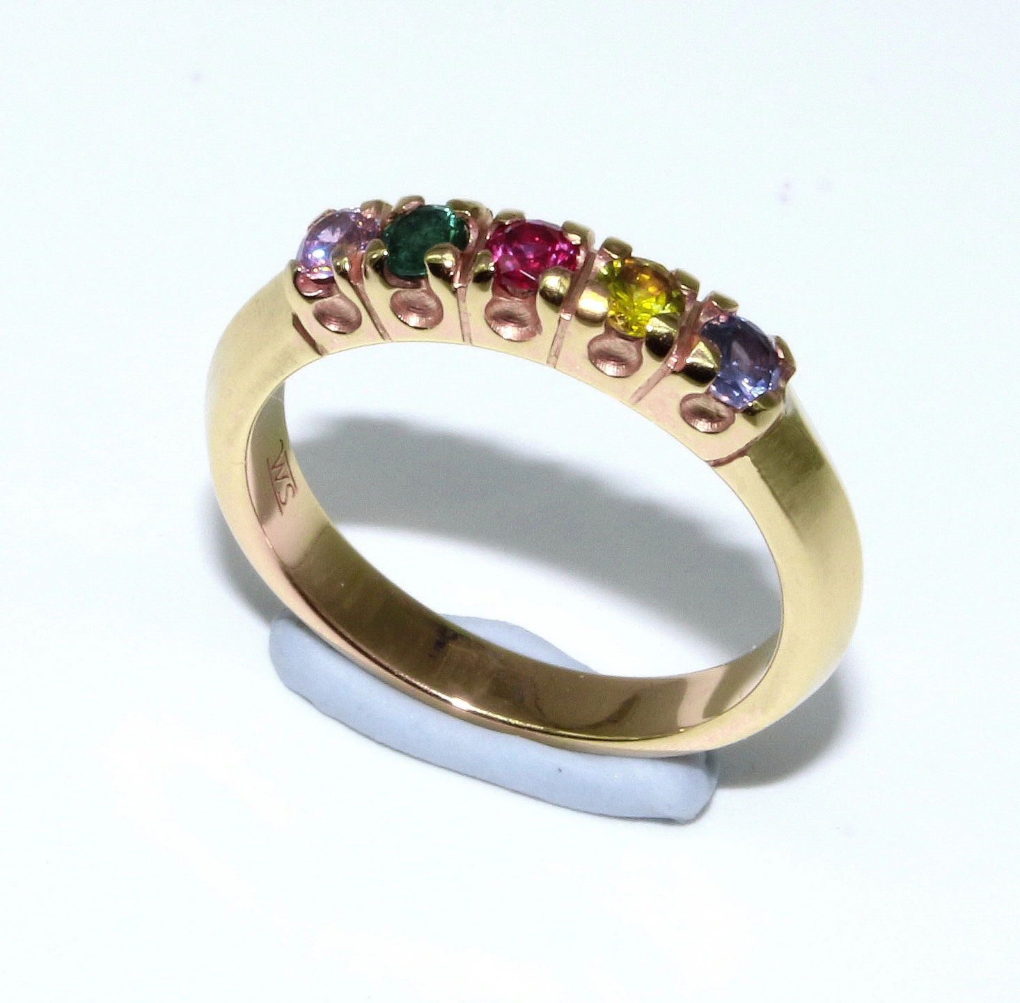 06a_Five Stone Vintage Style Half Eternity Ring_P.JPG