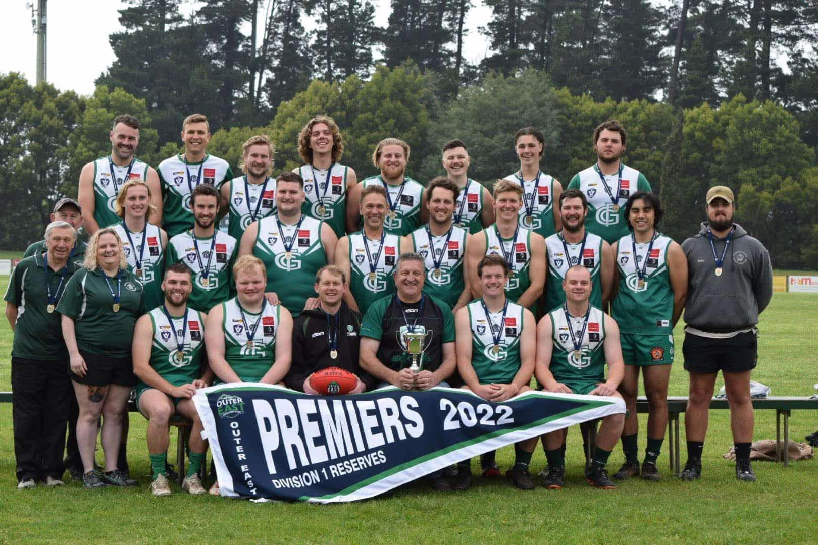 Reserves Premiership Team 2022