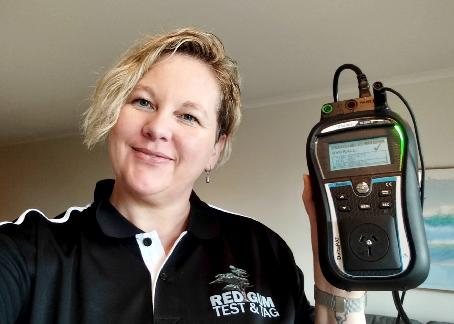 Red Gum Test and Tag Geelong Surf Coast Small Business Owner Woman Tradie