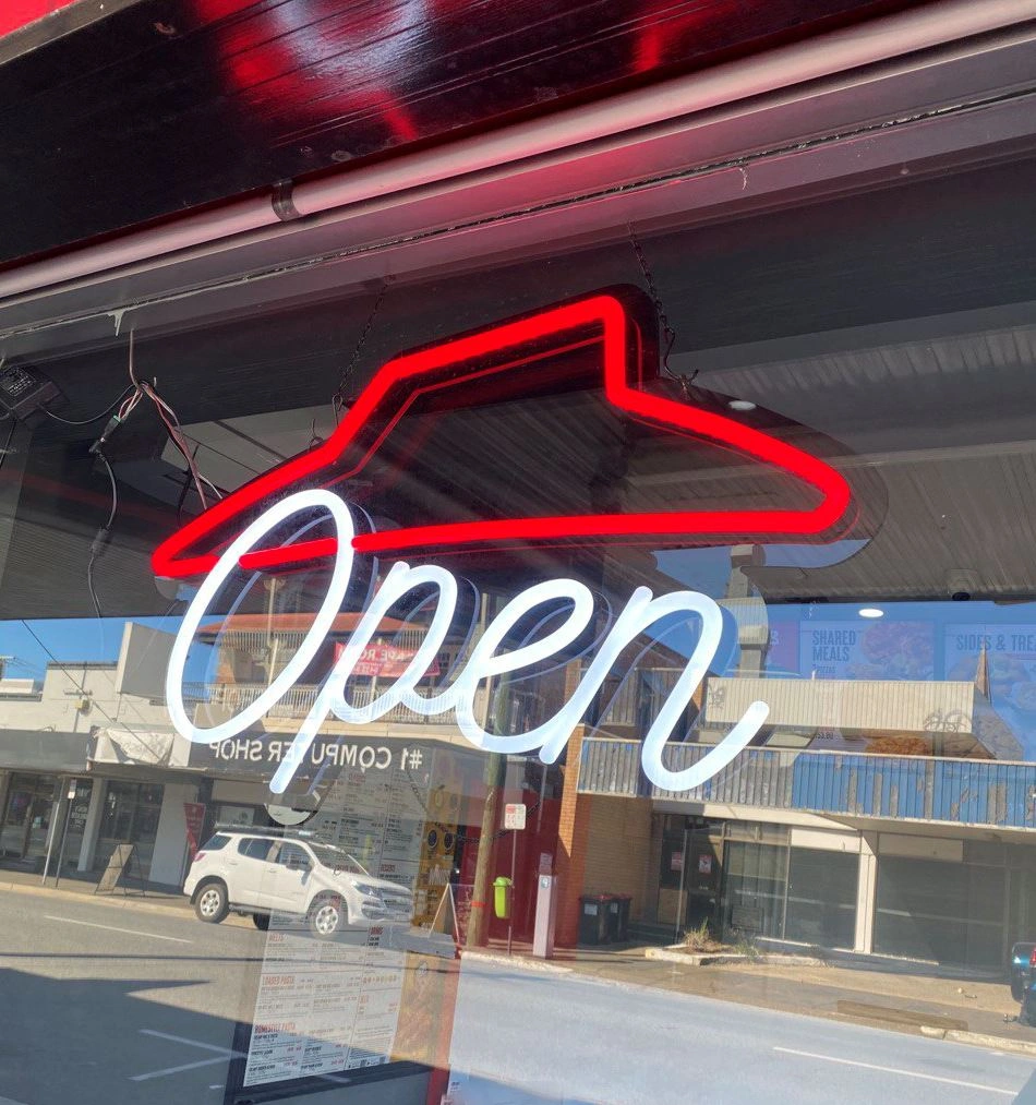 Nubi Pizza Hut Open LED NEON Sign.JPG