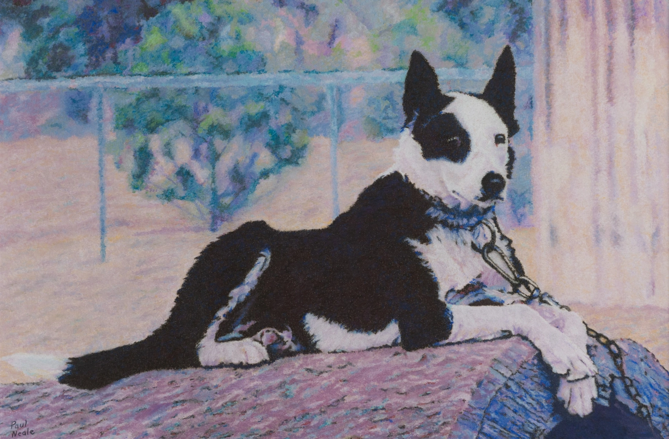 Paul Neale - Works on Paper Winner - Working Dog Resting.jpg