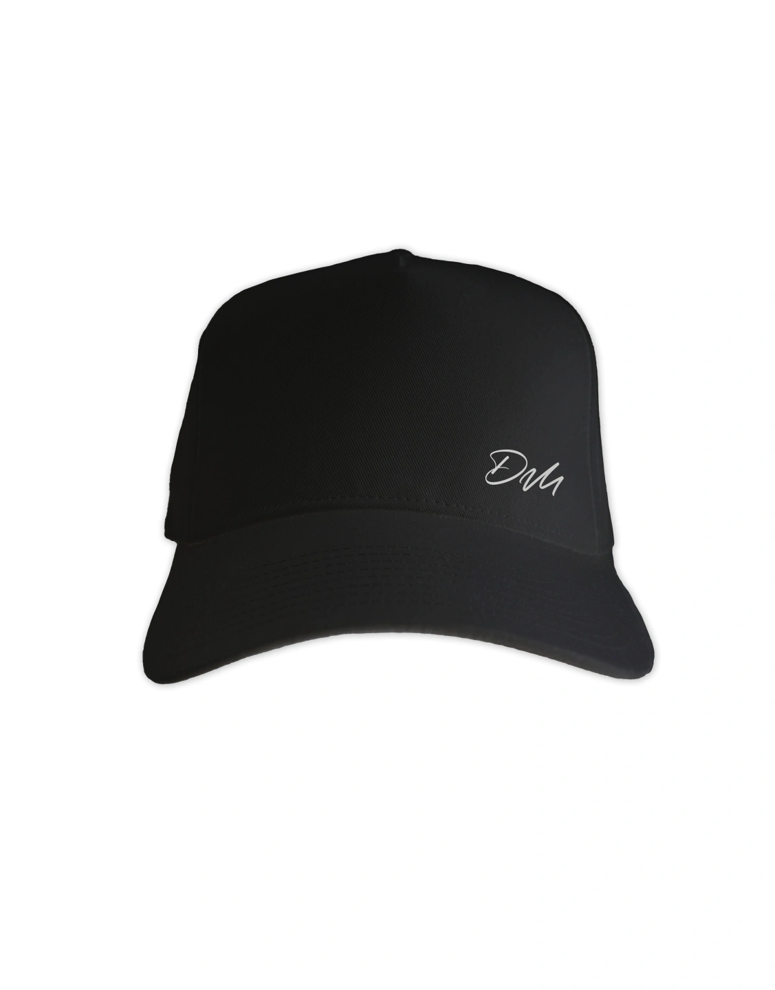 COTTON TWILL CAP FRONT BLACK2.jpg