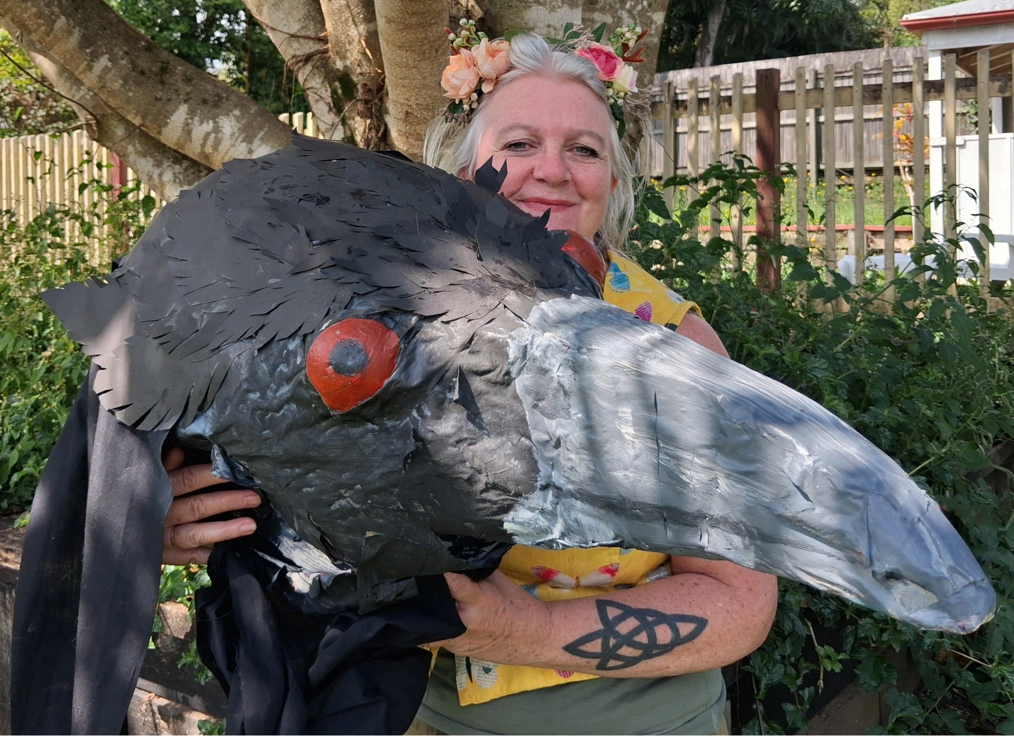 Catherine O'Neill director of Little Big World Puppet Company with Margaret Magpie.jpg