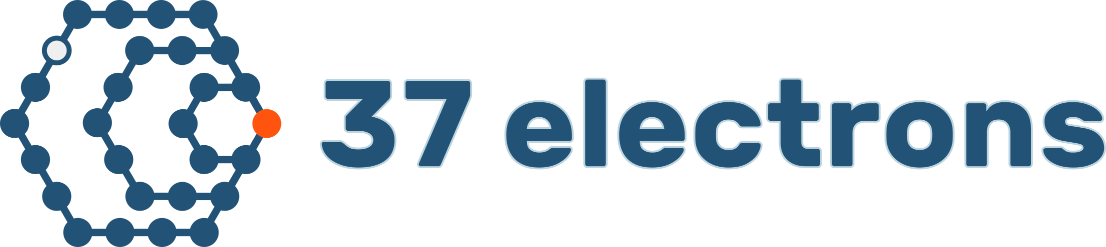 37 electrons