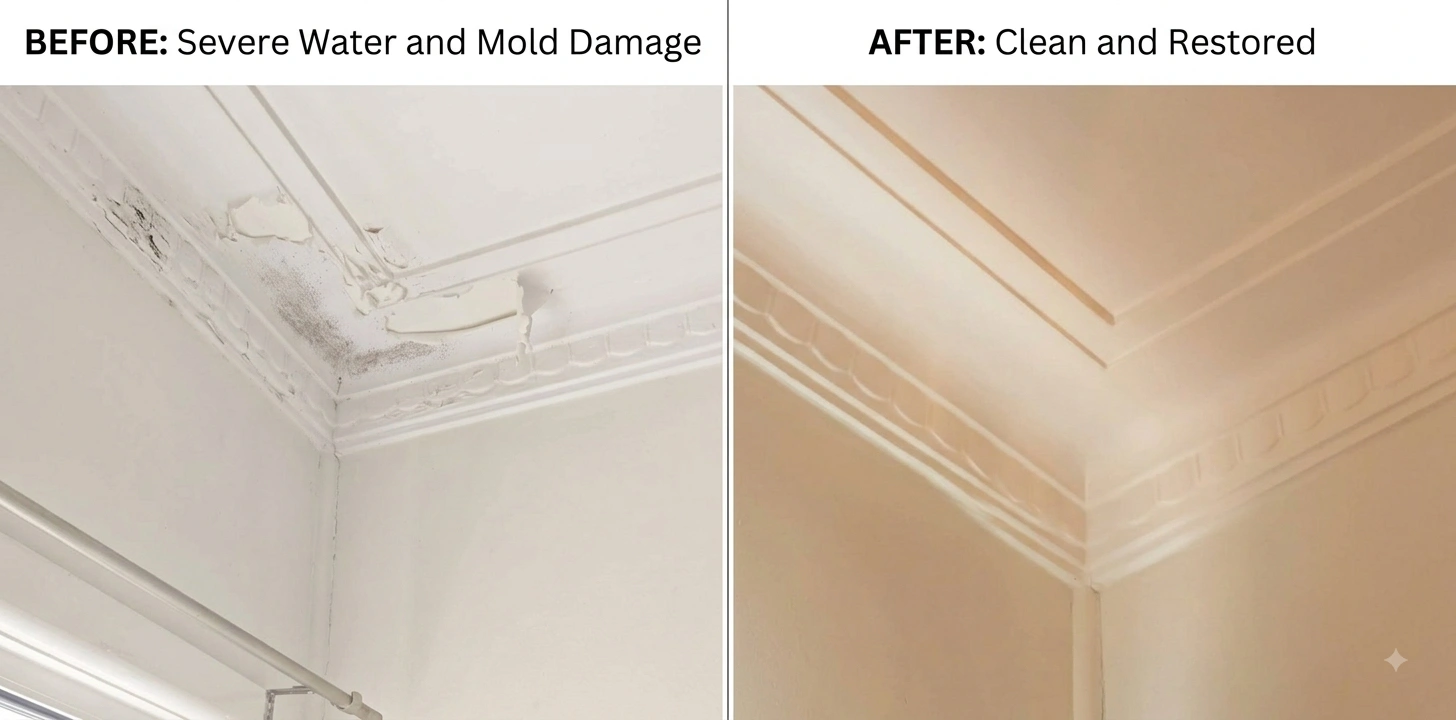 How to Fix Flaking Paint and Mould on Your Ceilings for Good