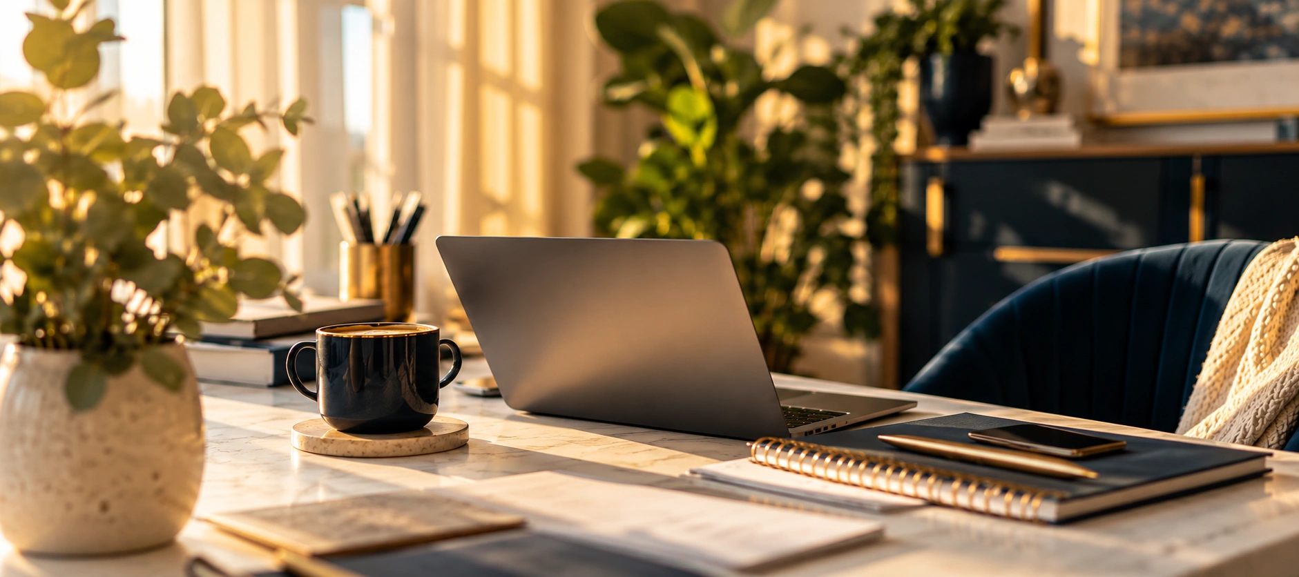 Sunlit Navy and Gold Home Office.png